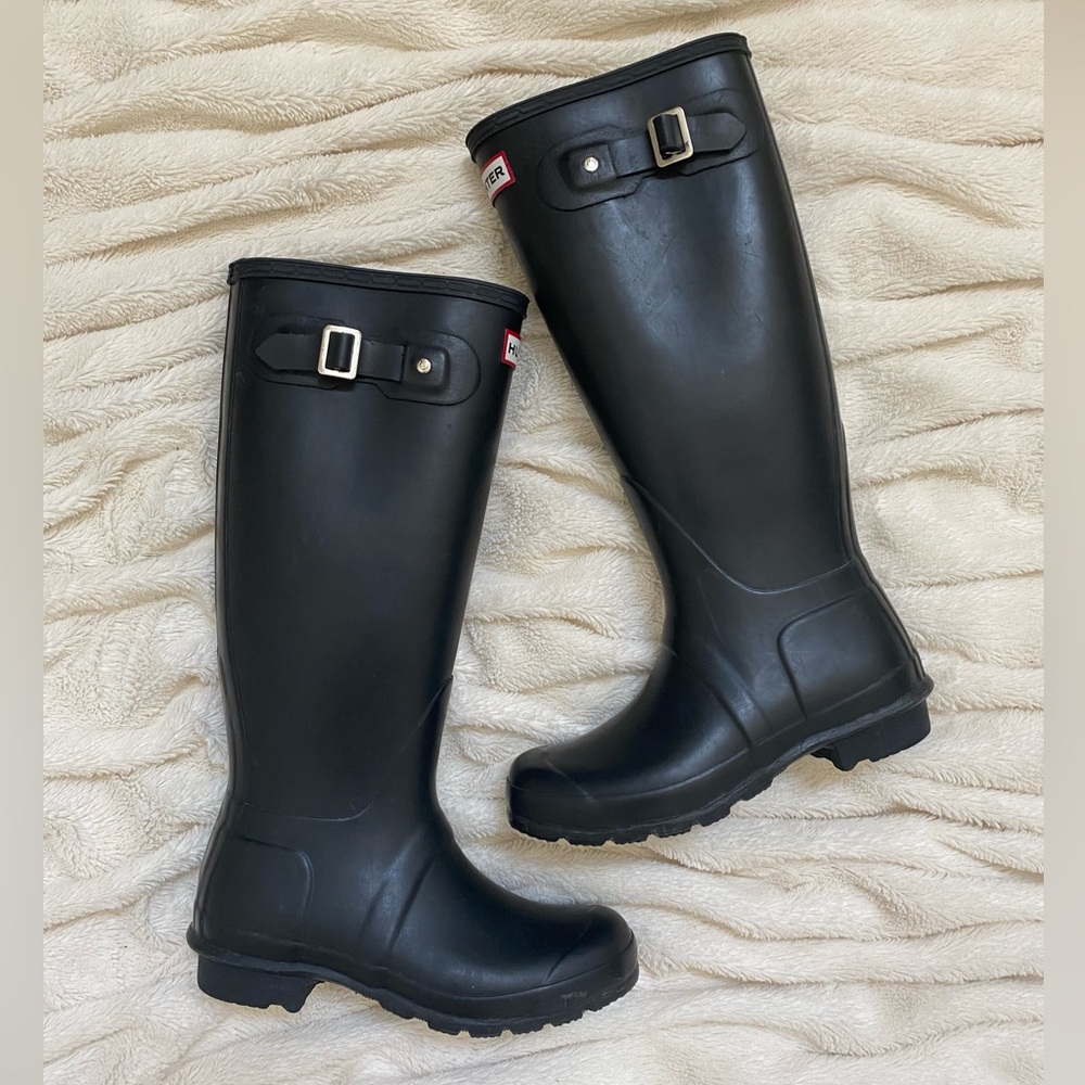 Hunter Black Women's Winter & Rain Boots